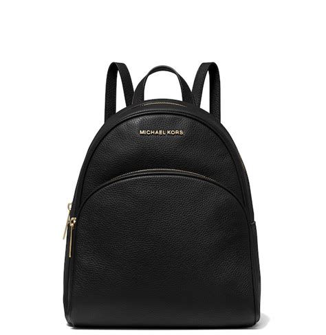 michael kors abbey medium backpack black